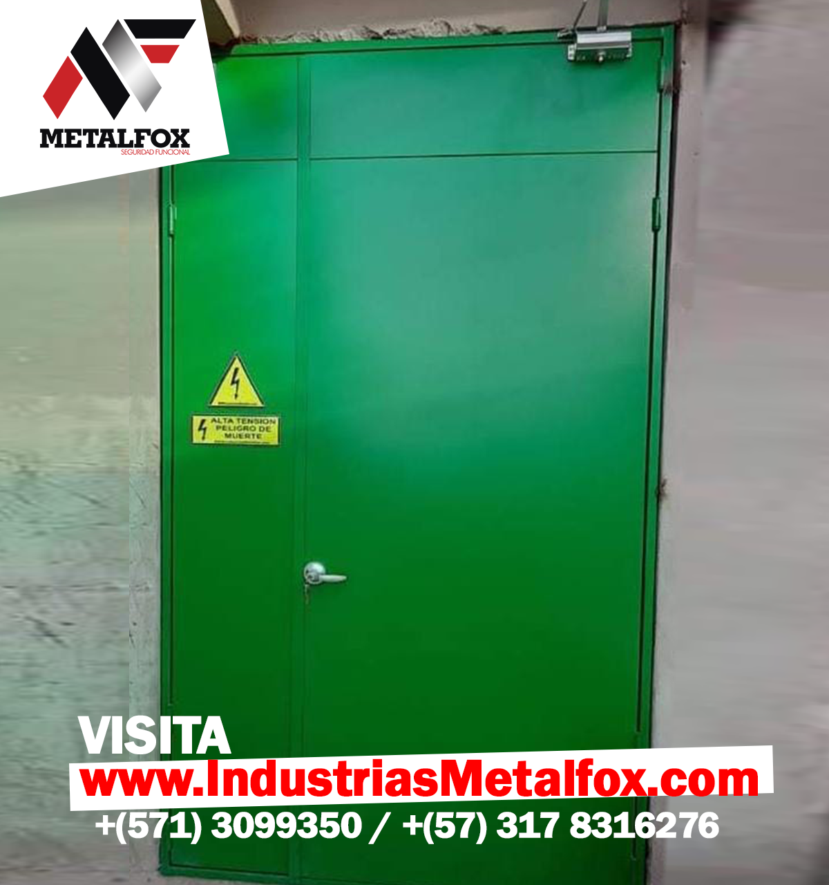 Rf180 PUERTAS CORTAFUEGO RF180 SUBESTACIÓN ELÉCTRICA CERTIFICADO